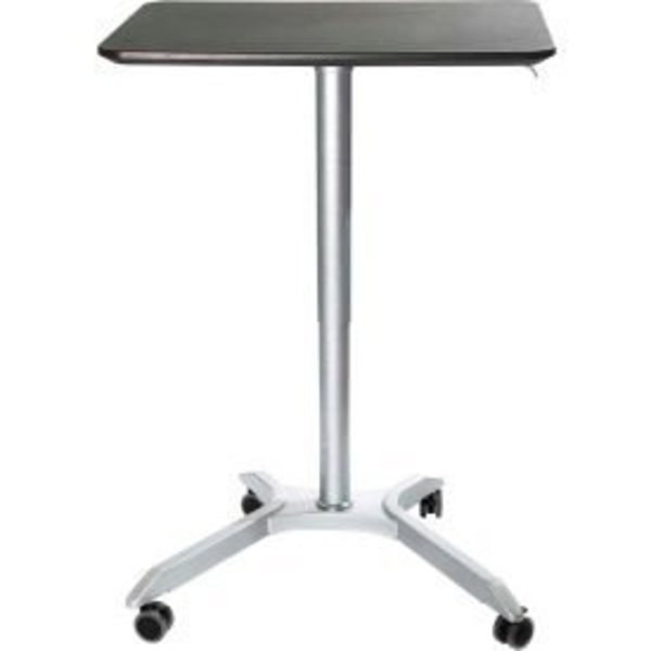 Seville Classics Seville Classics AIRLIFT&#153; XL Sit-Stand Mobile Desk, Espresso OFF65800